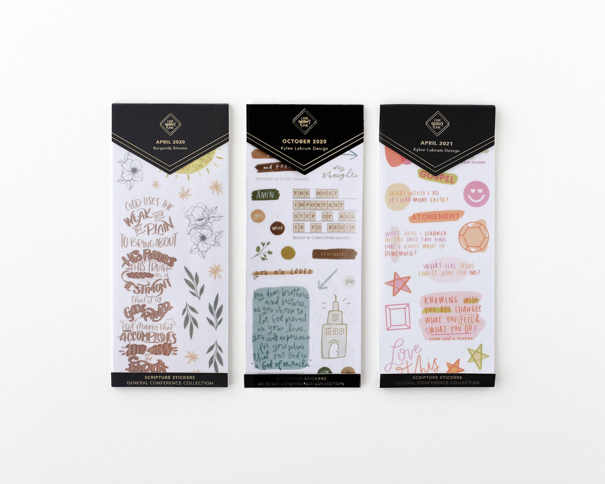 General Conference Scripture Stickers