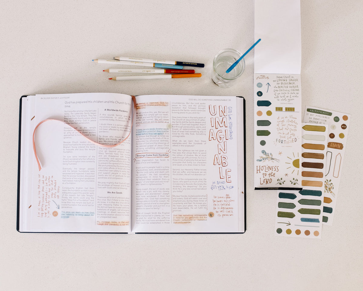 General Conference Scripture Stickers