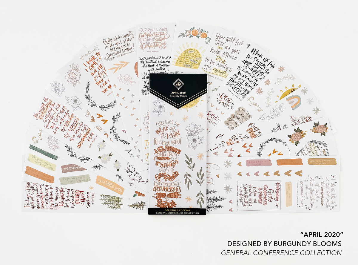 General Conference Scripture Stickers