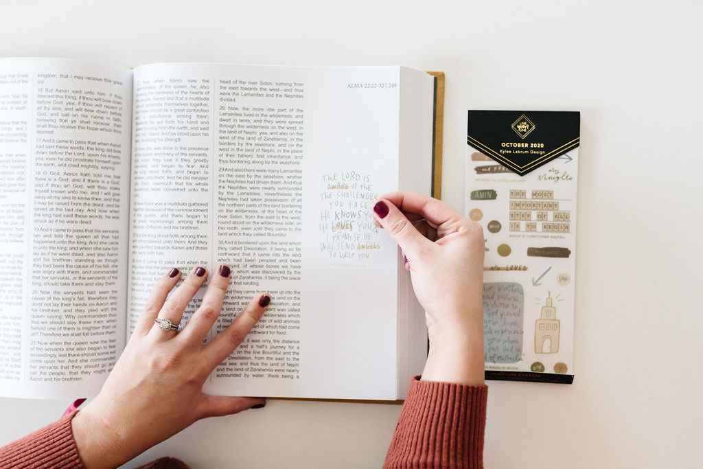 General Conference Scripture Stickers