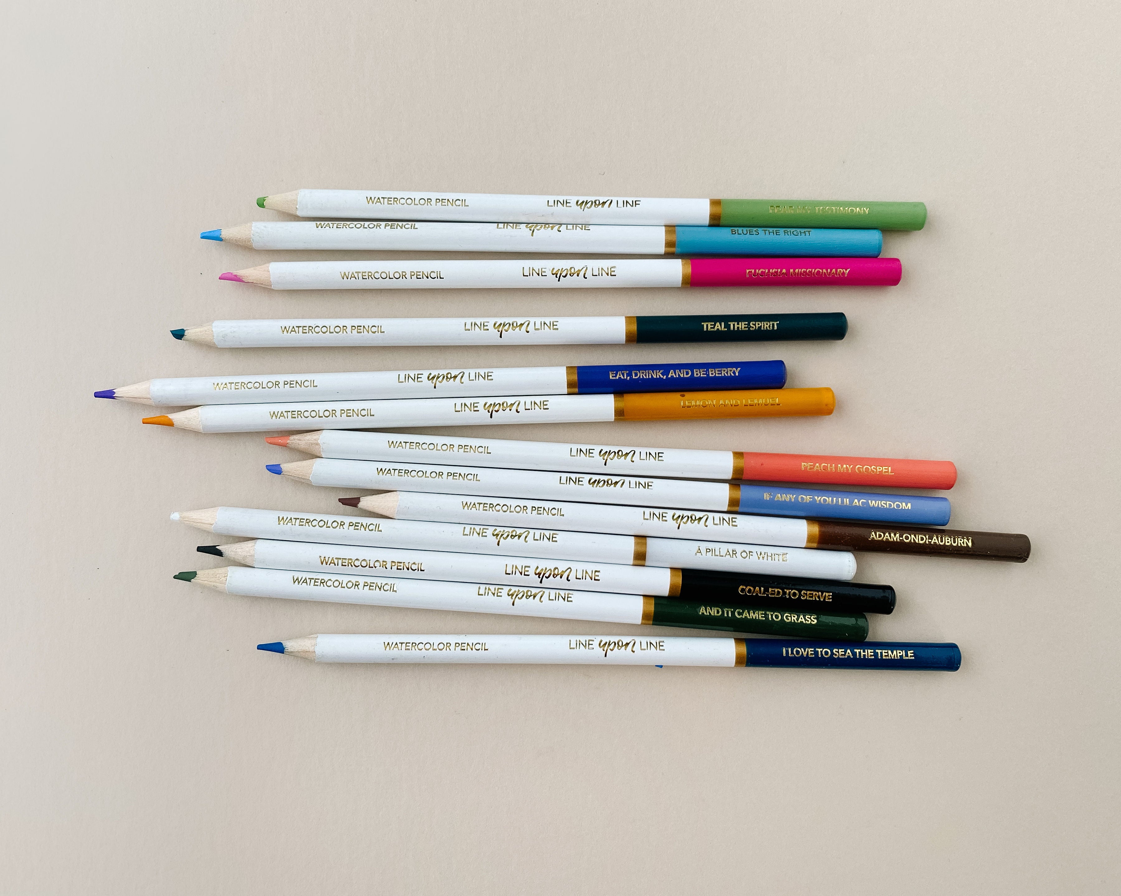 Watercolor Pencils – Line Upon Line, Co.