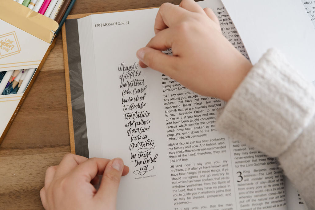 Book Of Mormon Scripture Stickers