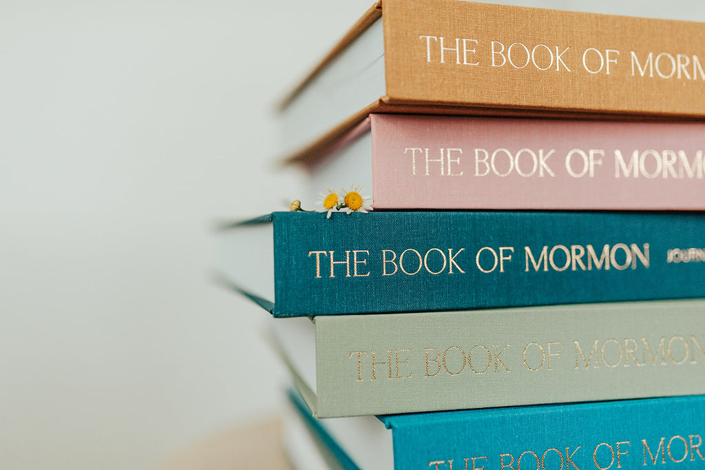 The Journaling Edition Book of Mormon in Dove